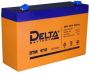 Автомобильный аккумулятор Delta Battery DTM 612 12А/ч-6Vст EN3 зажим (FASTON) прямая 151x50x100